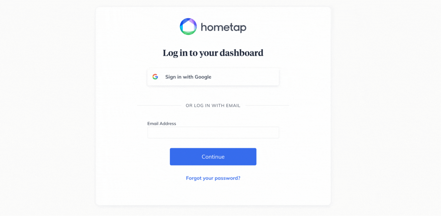 hometap dashboard