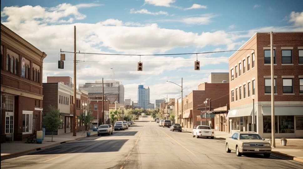 Lincoln street into downtown