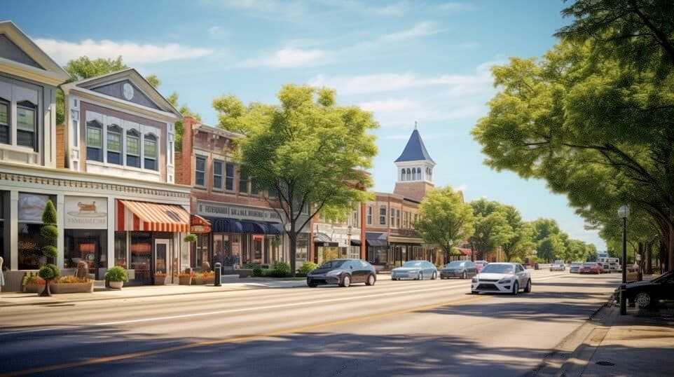 Naperville Street shot