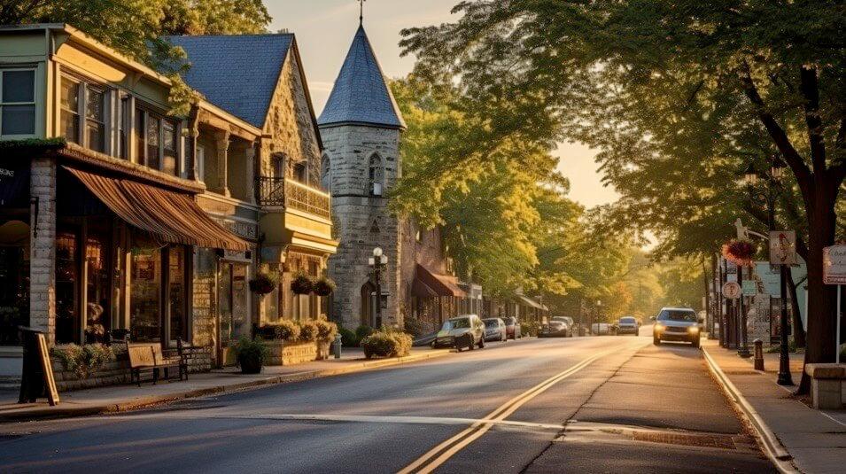 The streets of Princeton NJ at a glance 