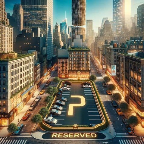 Manhattan parking lot