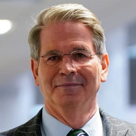 U.S. President Donald Trump on Monday tapped newly confirmed Treasury Secretary Scott Bessent as acting director of the Consumer Financial.