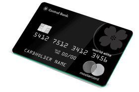 Central Bank World Elite Mastercard® logo