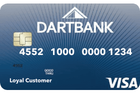 Dart Bank Visa Platinum Rewards logo