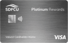 SDFCU Visa Platinum logo