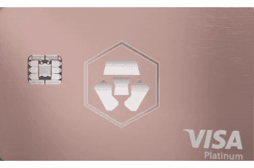 MCO Frosted Rose Gold Visa Card logo