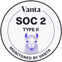 SOC Type II Monitored by Vanta badge