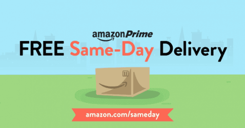 Thumbnail for Blog Article: Amazon Announces Same Day Shipping For Prime Members
