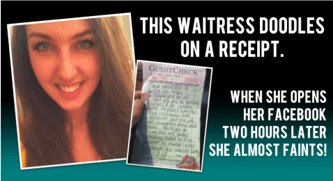 Thumbnail for Blog Article: This Waitress Doodles On A Receipt