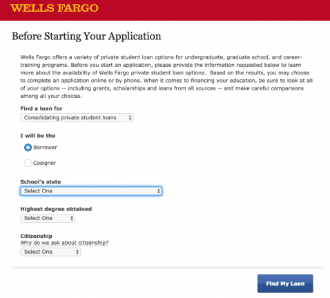 Wells Fargo Student Loan Refinancing