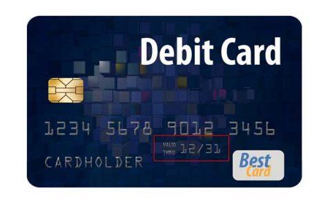 Debit card expiration date