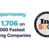 SuperMoney Breaks Into Inc. 5000 List of Fastest-Growing Companies Thumbnail