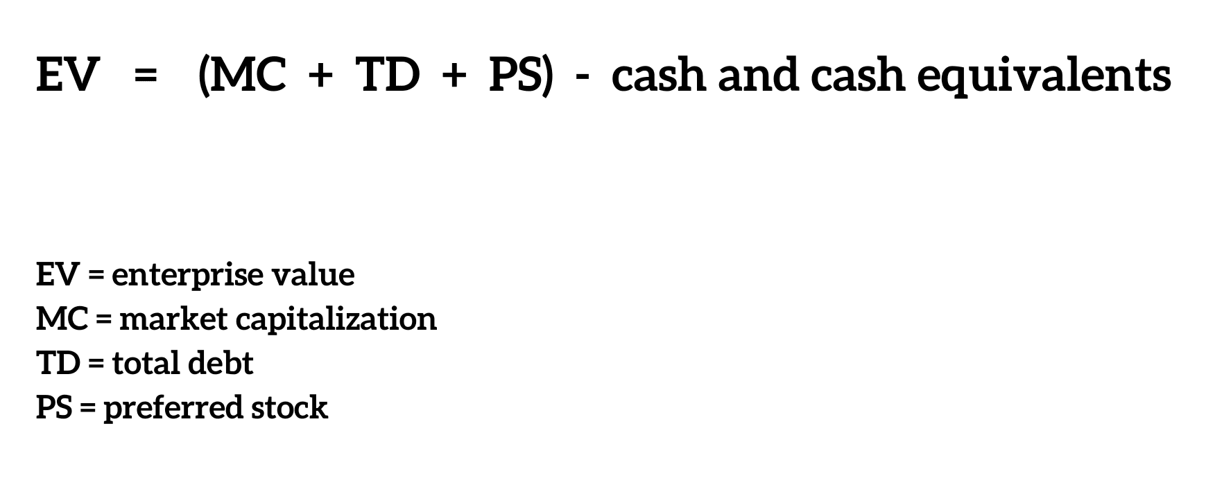 Base calculation for EV
