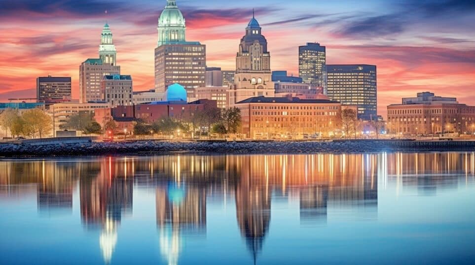Providence RI skyline