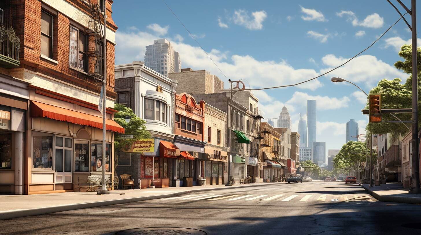 a street view in jackson mississipi