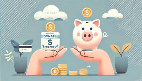 Donate from retirement accounts