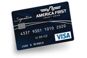 America First Credit Union Visa® Signature Credit Card logo