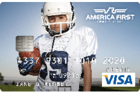 America First Credit Union Secured Visa Credit Card logo