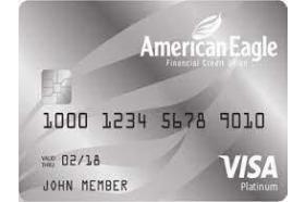 American Eagle FCU Platinum Visa Credit Card logo