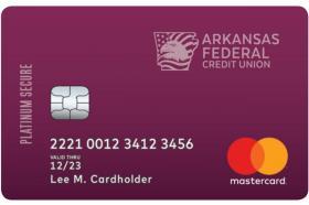 Arkansas Federal Credit Union Platinum Secure Mastercard® logo