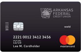 Arkansas Federal Credit Union World Mastercard® Credit Card logo