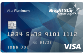 BrightStar Credit Union Visa Platinum Credit Card logo