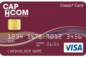 CAP COM Federal Credit Union Visa Classic Credit Card logo