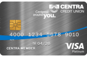 Centra Credit Union Visa® Platinum Credit Card logo