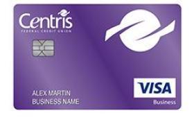 Centris Federal Credit Union Visa® Business Card logo