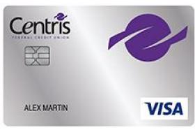 Centris Federal Credit Union Visa® Platinum Credit  Card logo