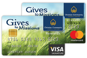 Christian Community CU Gives to Missions logo