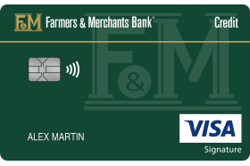 F&M Bank College Real Rewards Card logo