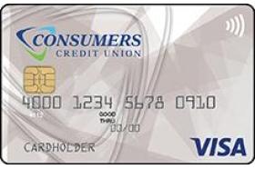 Consumers Credit Union Visa Platinum logo