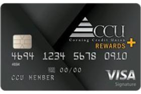 Corning Credit Union Visa Signature Rewards logo