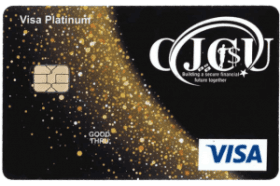 Corry Jamestown Credit Union Visa Platinum Credit Card logo