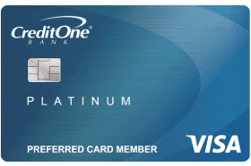 Credit One Bank® Platinum Visa® for Rebuilding Credit logo