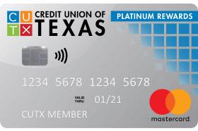 Credit Union of Texas Platinum Rewards Mastercard logo