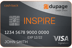 DuPage Credit Union Inspire Cash Back Signature logo