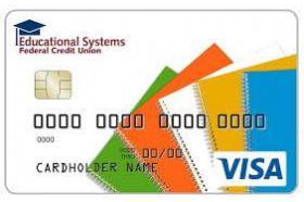 Educational Systems FCU Credit Card Visa logo