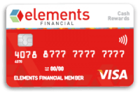 Elements Financial FCU Reward Visa Card logo