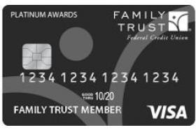 Family Trust FCU Platinum Visa Credit Card logo