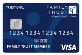 Family Trust FCU Traditional Visa Credit Card logo