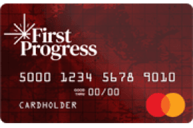 The First Progress Platinum Elite Mastercard® Secured Credit Card logo