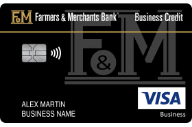 F&M Bank Business Card logo