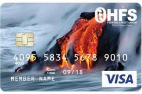 HFS Federal Credit Union Rewards Visa Credit Card logo