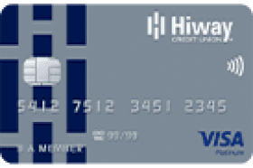 Hiway Federal Credit Union Visa Platinum Credit Card logo