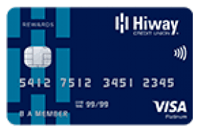 Hiway Federal Credit Union Visa Rewards Credit Card logo