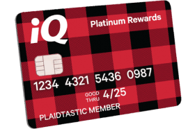 IQ Credit Union VISA Platinum Rewards Credit Card logo