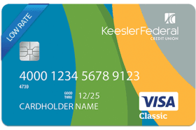 Keesler Federal Credit Union Visa Classic Card logo