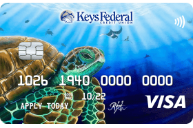 Keys Federal Credit Union Visa Platinum logo